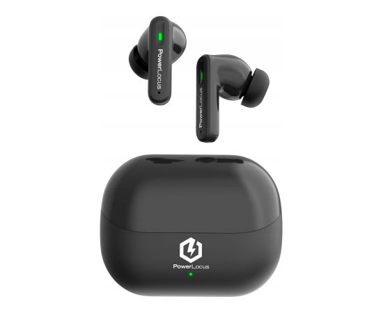 Austiņas PowerLocus Wireless Earbuds Fit Active BLACK Austiņas