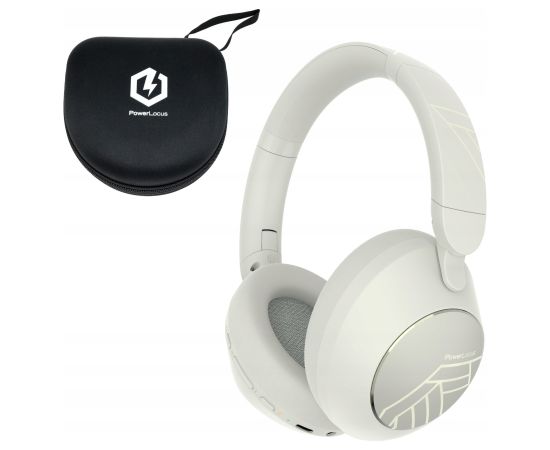 Austiņas PowerLocus Bluetooth Headphones Orion Sand Austiņas