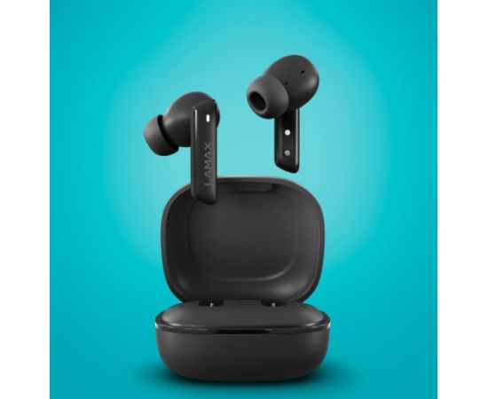 Austiņas LAMAX In-Ear Clips1 ANC  black BT 5.3 Akku 44 Std. Austiņas