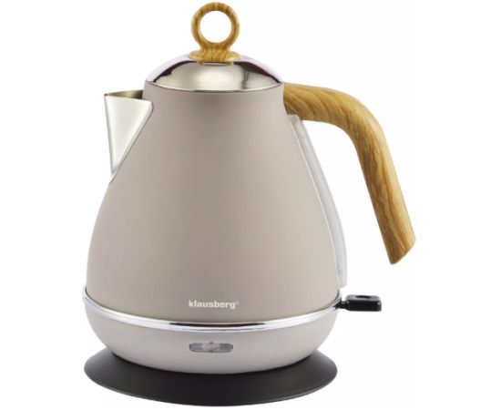 Elektriskā tējkanna, 2200 W, 1,7 l bēšā krāsā, KB 7707, Klausberg Tējkannas (elektriskās)