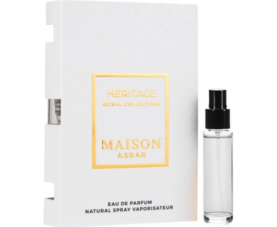 Maison Asrar, Heritage, Eau De Parfum, Unisex, 2 ml *Vial Smaržas - NESAKĀRTOTS