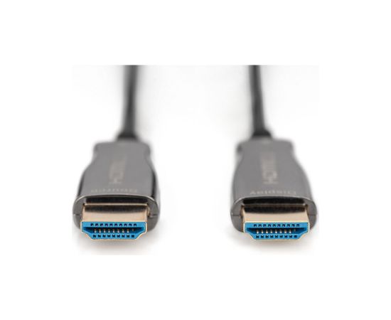Digitus HDMI AOC Hybrid Fiber Optic Cable, UHD 4K Black, 20 Meters Проводa