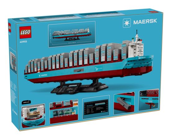 LEGO Inne 40955 - Kontenerowiec z napędem Dual-Fuel Maersk Новости - Детские товары