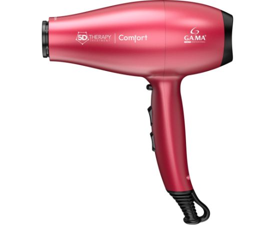 GA.MA 5D Therapy Comfort Halogen hair dryer 2200 W Red Matu fēni