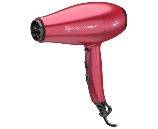 GA.MA 5D Therapy Comfort Halogen hair dryer 2200 W Red Matu fēni