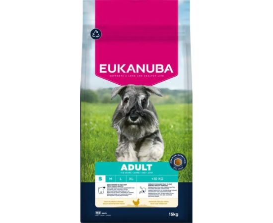 Eukanuba kurczak karma sucha dla psa 15kg Suņu barība