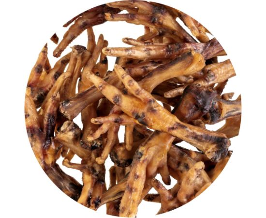 PETITTO Dried chicken feet - dog treat - 1kg Suņu barība