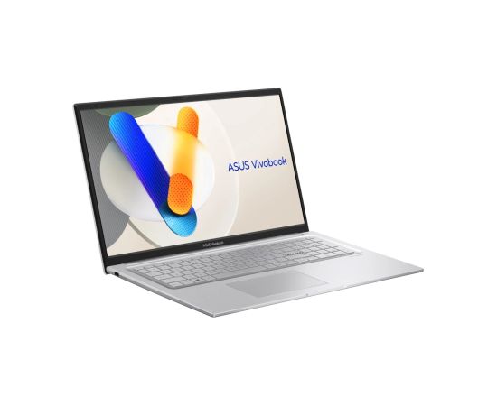 ASUS Vivobook 17 X1704VA-AU1067 Core 5 120U 17.3" FHD IPS-level Panel 60Hz 250nits AG 16GB DDR5 SSD512 Intel Graphics Cam720p 50WHrs NoOS Cool Silver Ноутбуки
