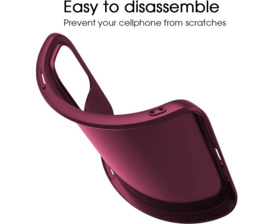 Case X-Level Guardian Samsung G991 S21 5G burgundy Neoriģinālie Maciņi