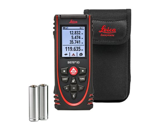 Leica Geosystems Lāzera tālmērs Leica Disto X3 Mērinstrumenti, Attāluma un līmeņa mērītāji