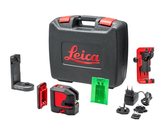 Leica Geosystems Krustveida lāzera nivelieris Leica Lino L2G; zaļš Mērinstrumenti, Attāluma un līmeņa mērītāji