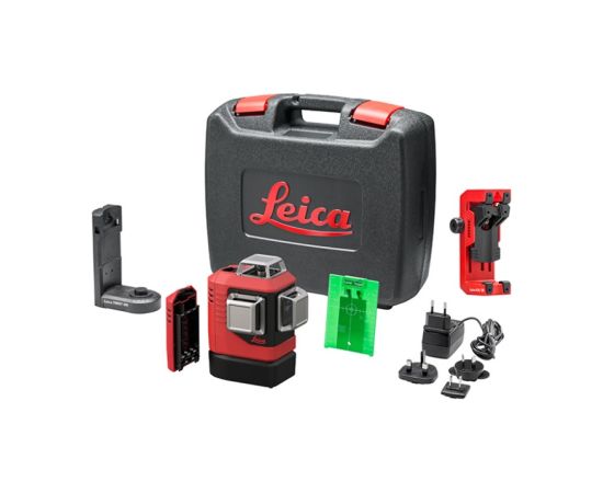 Leica Geosystems Lāzera nivelieris Leica Lino L6G; zaļš; ar piederumiem Mērinstrumenti, Attāluma un līmeņa mērītāji