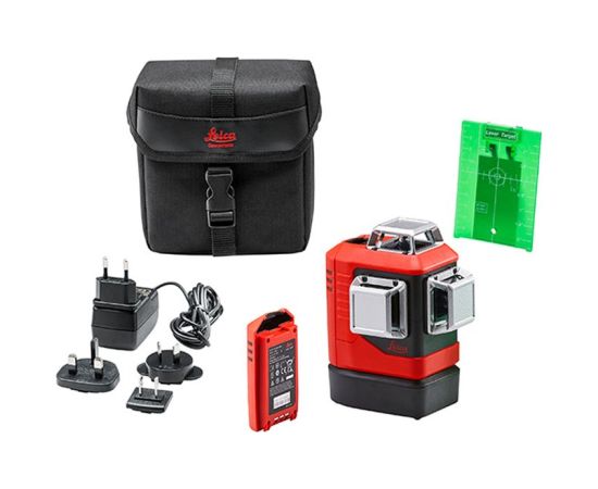 Leica Geosystems Lāzera nivelieris Leica Lino L6Gs; zaļš Mērinstrumenti, Attāluma un līmeņa mērītāji