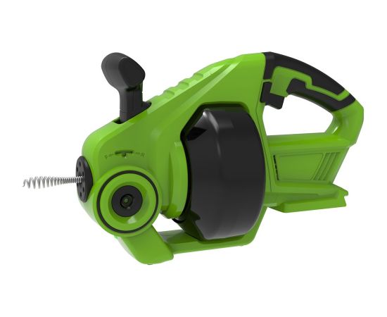 Akumulatora notekcauruļu tīrītājs Greenworks G24DA; 24 V (bez akumulatora un lādētāja) Cauruļu tīrīšanas un pārbaudes instrumenti