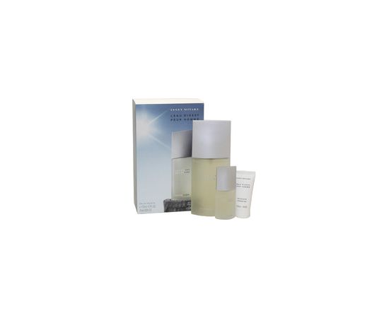Issey Miyake L'Eau D'Issey pour Homme Gift Set 125 ml EDT, L'Eau D'Issey pour Homme EDT 15 ml shower gel and L'Eau D'Issey pour Homme 30 ml 125ml Dāvanu komplekti