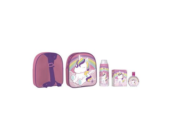 Fragrances For Children Eau My Unicorn Gift Set EDT 50 ml, shower gel 300 ml and backpack 50ml Dāvanu komplekti