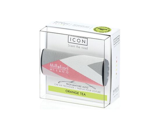 Millefiori Icon Textil Geometric Orange Tea - Vůně do auta Smaržas - NESAKĀRTOTS