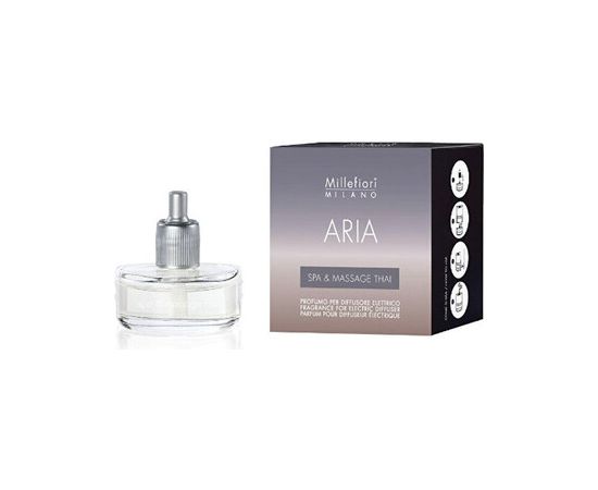 Millefiori Aria Spa & Massage Thai Diffuser Redill - Náhradní náplň do elektrického difuzéru 20ml Smaržas - NESAKĀRTOTS
