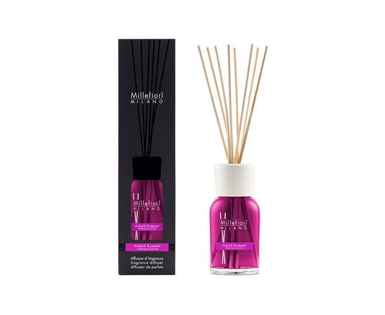 Millefiori Natural Rhubarb & Pepper Diffuser - Aroma difuzér 500ml Smaržas - NESAKĀRTOTS
