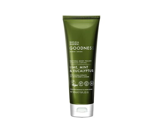 Baylis & Harding Goodness Awaken Body Peeling Limetka, Máta & Eukalyptus - Tělový peeling 225ml Smaržas - NESAKĀRTOTS