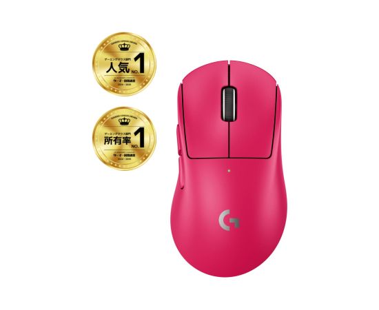 Logitech G PRO X Superlight 2 DEX Magenta Most Advanced Gaming Mouse Peles, ievadierīces