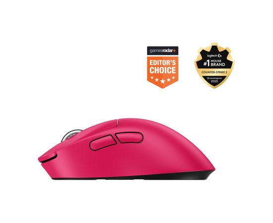 Logitech G PRO X Superlight 2 DEX Magenta Most Advanced Gaming Mouse Peles, ievadierīces