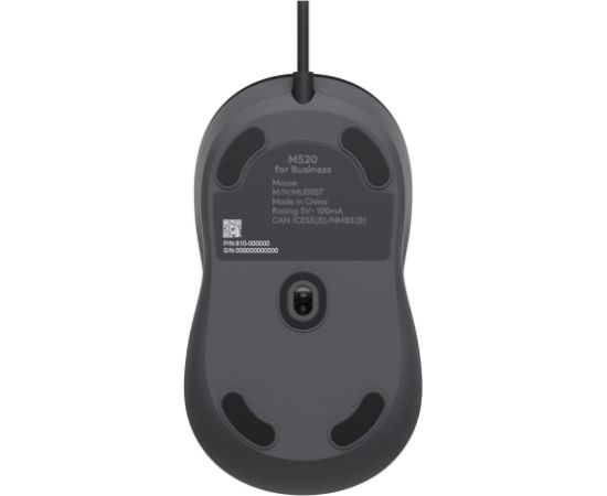 Logitech M520 Wired USB Mouse for Business Graphite Мыши
