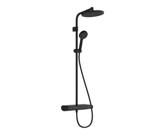 Hansgrohe dušas sistēma ar termostatu Activera S 240 1jet EcoSmart ShowerTablet Select 360 Varia, matēta melna  Смесители для душа / Душевые системы