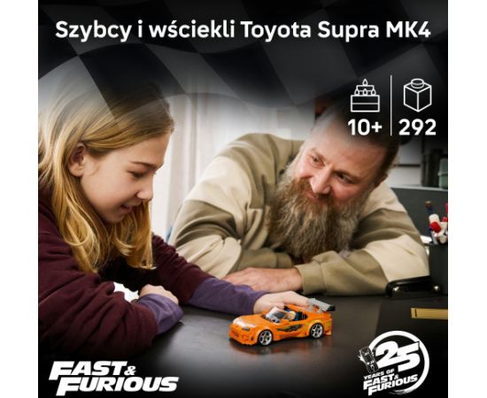 LEGO Speed champions Szybcy i wściekli Toyota Supra MK4 (77260) Jaunumi, Bērnu preces