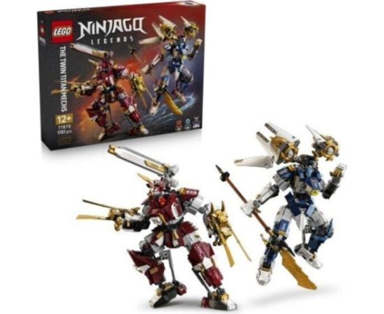 LEGO Ninjago Bliźniacze tytanowe mechy (71870) Новости - Детские товары
