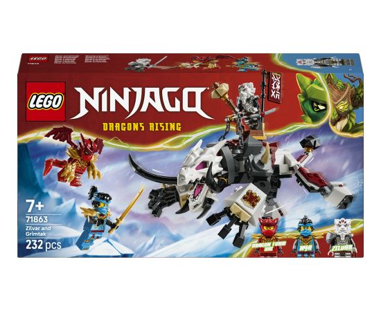 LEGO Ninjago Zilvar i smocza bestia Grimtak (71863) Новости - Детские товары