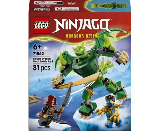 LEGO Ninjago Smoczy mech Lloyda — zestaw bitewny (71862) Новости - Детские товары
