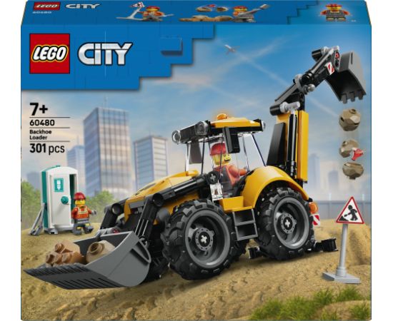 LEGO City Żółta koparko-ładowarka (60480) Jaunumi, Bērnu preces
