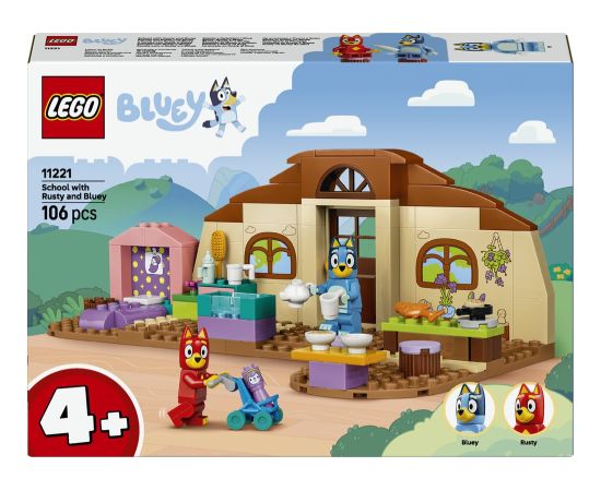 LEGO Bluey Szkoła z Ryżykiem i Blue (11221) Jaunumi, Bērnu preces