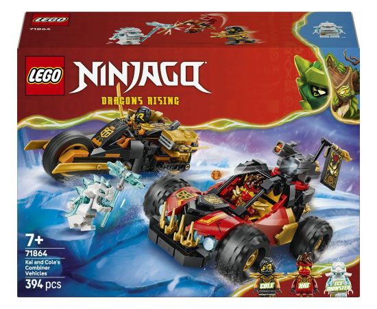 LEGO Ninjago Wielofunkcyjne pojazdy Kaia i Cole’a (71864) Jaunumi, Bērnu preces