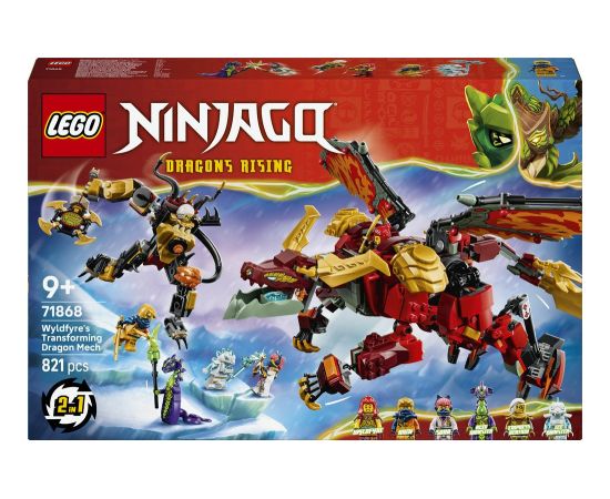 LEGO Ninjago Transformujący smoczy mech Wyldfyre (71868) Новости - Детские товары