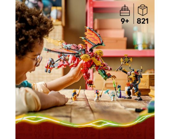 LEGO Ninjago Transformujący smoczy mech Wyldfyre (71868) Новости - Детские товары