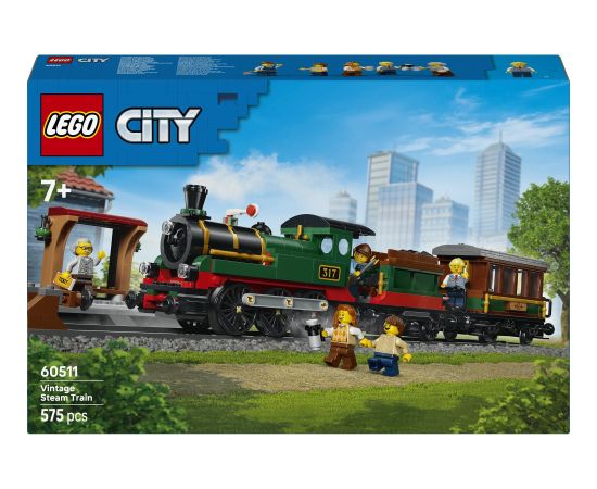 LEGO City Retro pociąg z lokomotywą parową (60511) Новости - Детские товары
