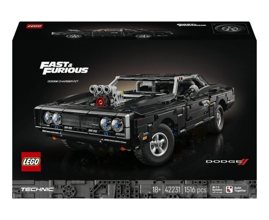 LEGO Technic Samochód Fast and Furious Dodge Charger R/T (42231) Новости - Детские товары