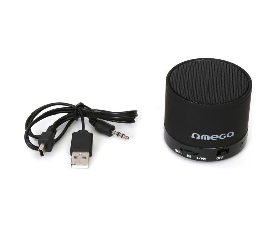 Omega wireless speaker Bluetooth V3.0 Alu 3in1 OG47B, black (42643) Jaunumi - Audio-Video
