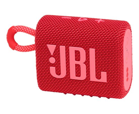 JBL wireless speaker Go 3 BT, red Jaunumi - Audio-Video