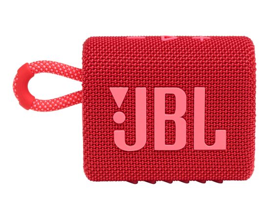 JBL wireless speaker Go 3 BT, red Jaunumi - Audio-Video