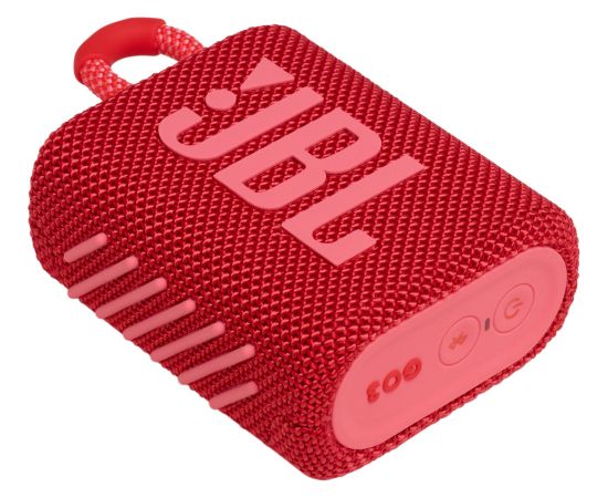 JBL wireless speaker Go 3 BT, red Jaunumi - Audio-Video