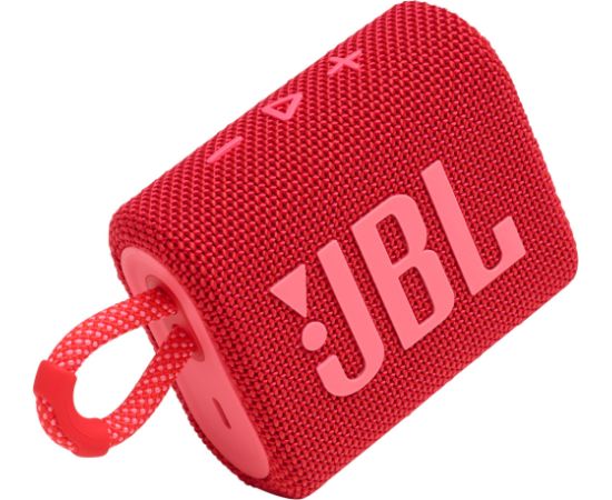 JBL wireless speaker Go 3 BT, red Jaunumi - Audio-Video