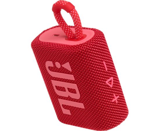 JBL wireless speaker Go 3 BT, red Jaunumi - Audio-Video