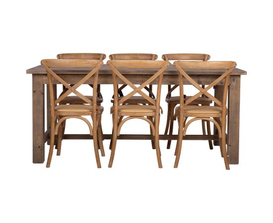 Dining set MONACO table and 6 chairs Комплекты мебели для столовой