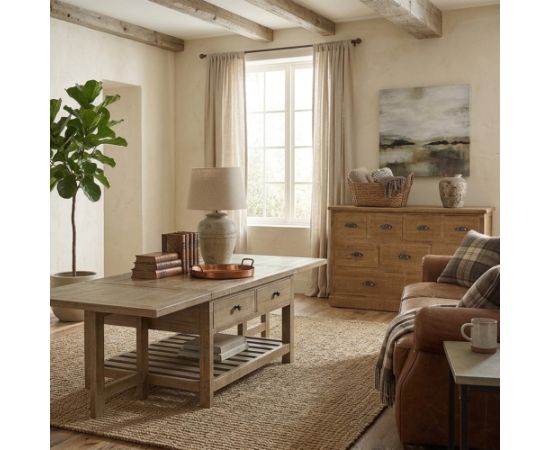 Kumode MONACO 129x40xH81cm Jaunumi -Dārzam