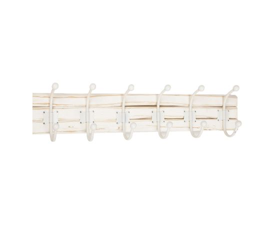 Wall hanger CELSO 76x12.5xH17cm, antique white Jaunumi -Dārzam
