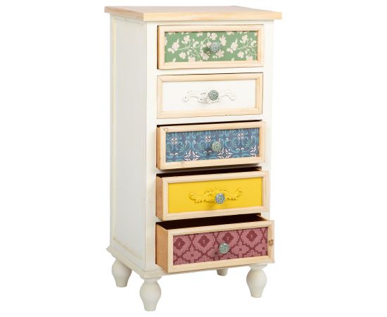 Cabinet BIANCA 48x35xH97cm, antique white Новинки Для дома и сада 