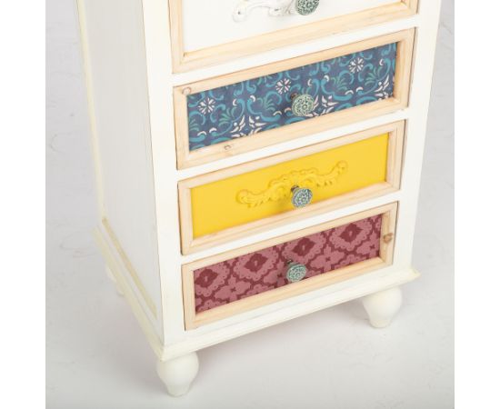 Cabinet BIANCA 48x35xH97cm, antique white Новинки Для дома и сада 